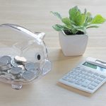 100円玉が入っている貯金箱